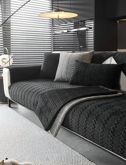 Luxury Fabric Couch Cover for Modern Homes