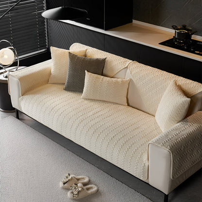 Luxury Fabric Couch Cover for Modern Homes