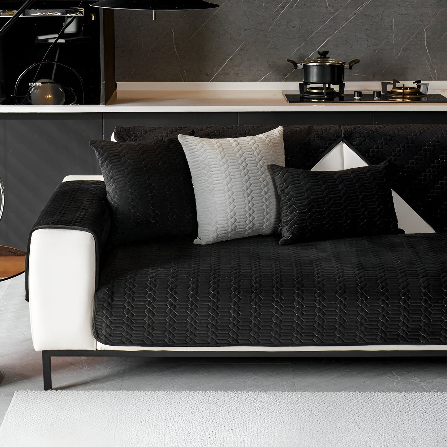 Luxury Fabric Couch Cover for Modern Homes