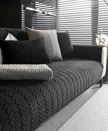 Luxury Fabric Couch Cover for Modern Homes