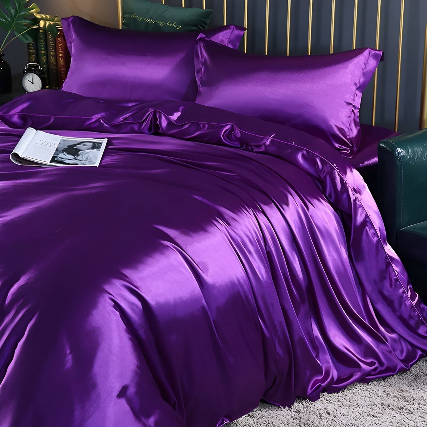 Luxurious Soft Silk Bedding Cover