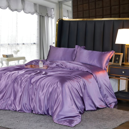 Halri | Premium Silk Duvet Cover Gentle Easy Care