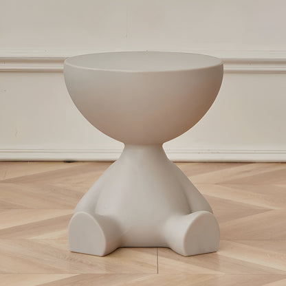 Elegant Wooden Circle Coffee Table