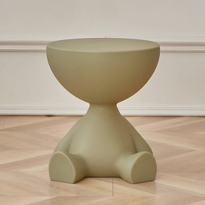 Elegant Wooden Circle Coffee Table