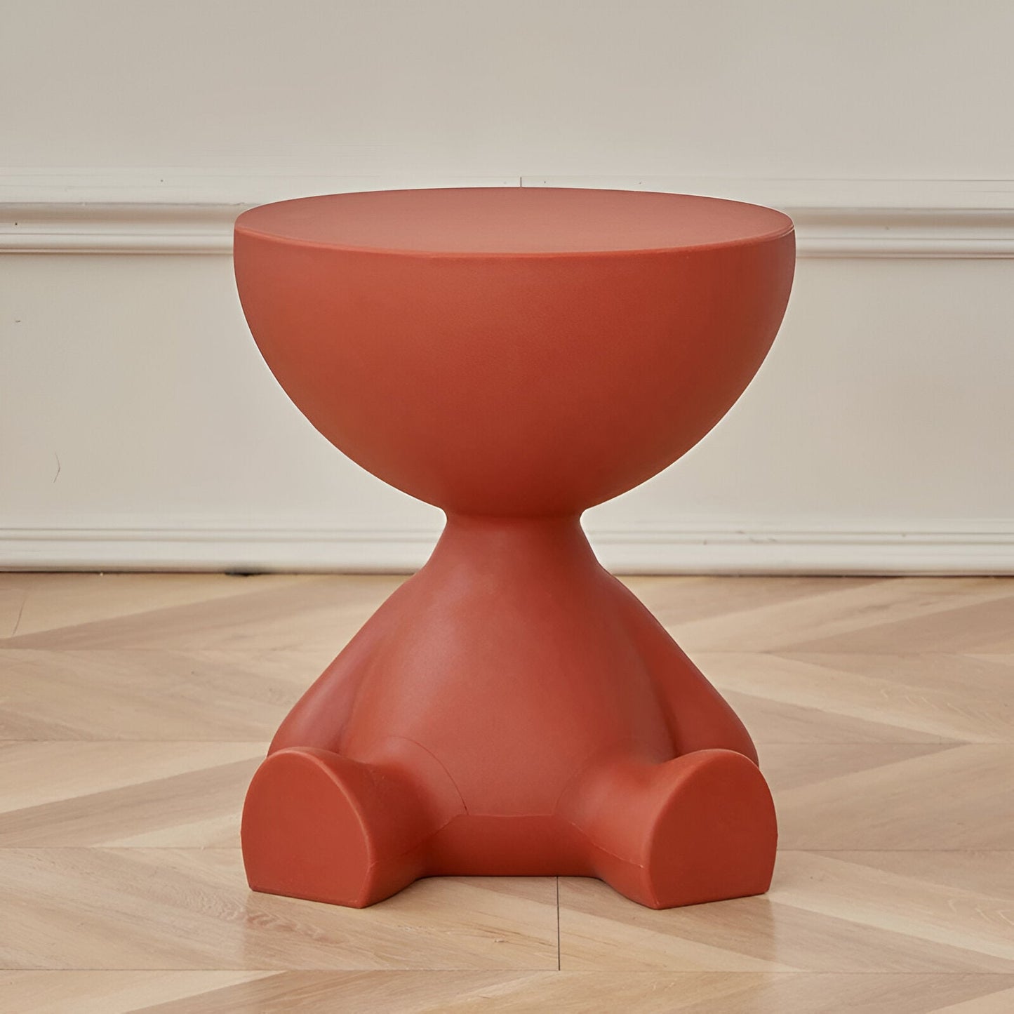 Elegant Wooden Circle Coffee Table