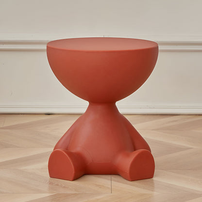 Elegant Wooden Circle Coffee Table