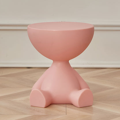 Elegant Wooden Circle Coffee Table