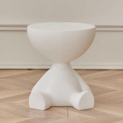 Elegant Wooden Circle Coffee Table