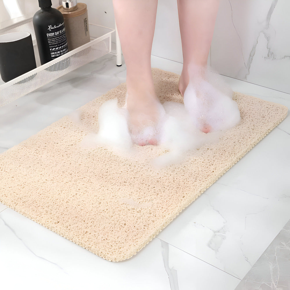 GripMax | Anti-Slip Bathroom Mat with Cushioned Feet Support
