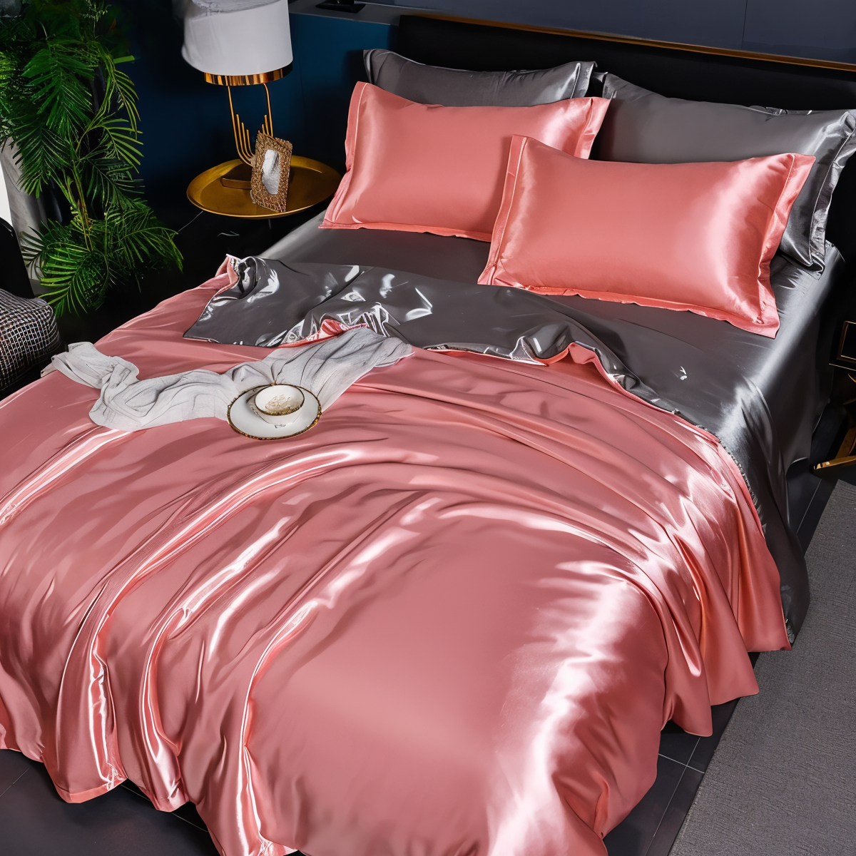 Soft Luxe Silk Comforter Set