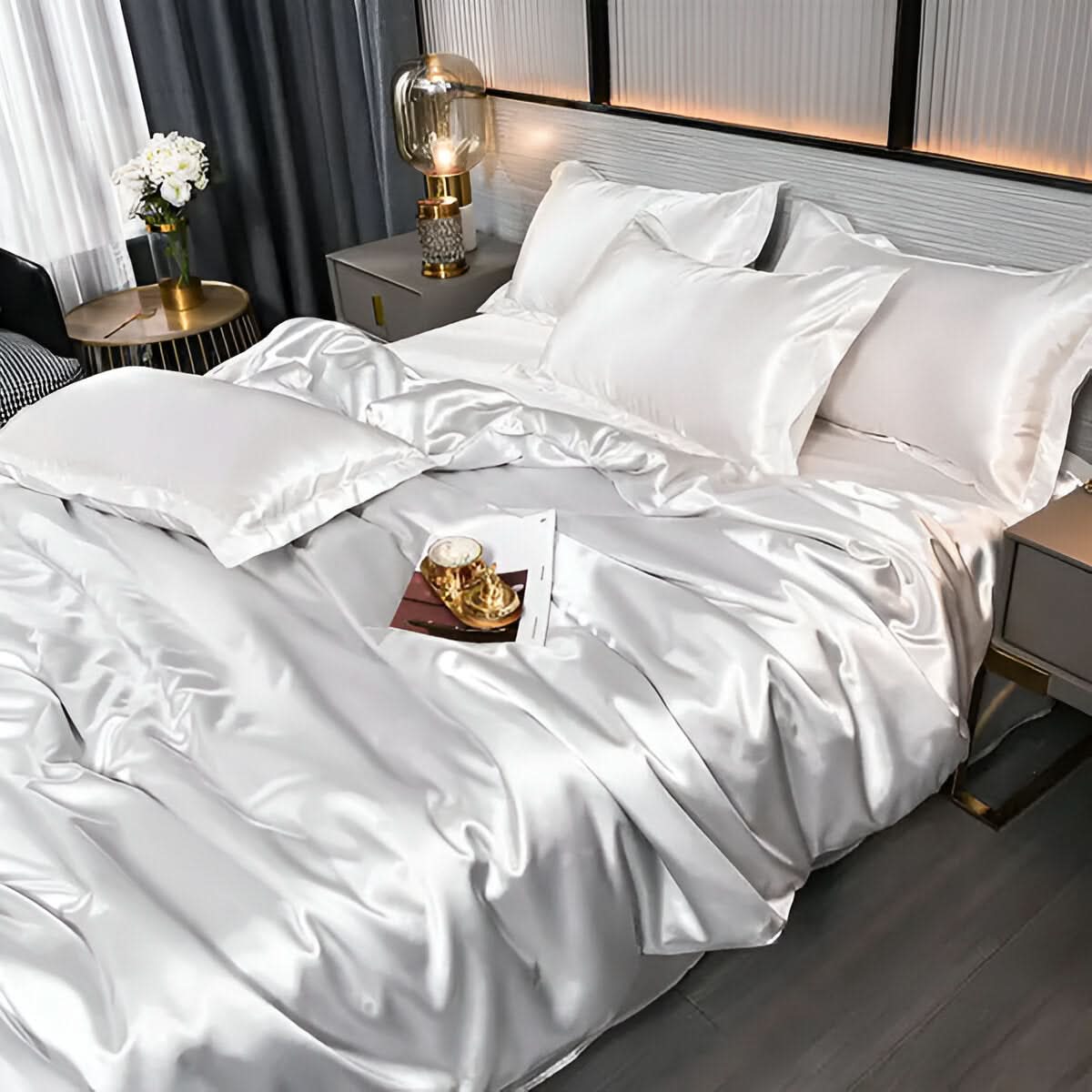 Soft Luxe Silk Comforter Set