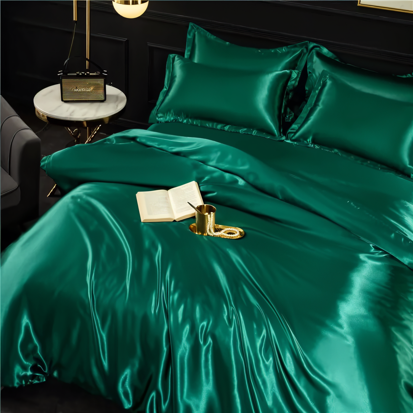 Soft Luxe Silk Comforter Set