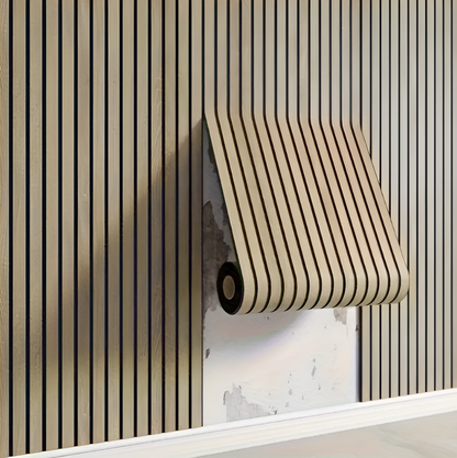 Decorative Stick-on 3D Wood Effect Wall Panel