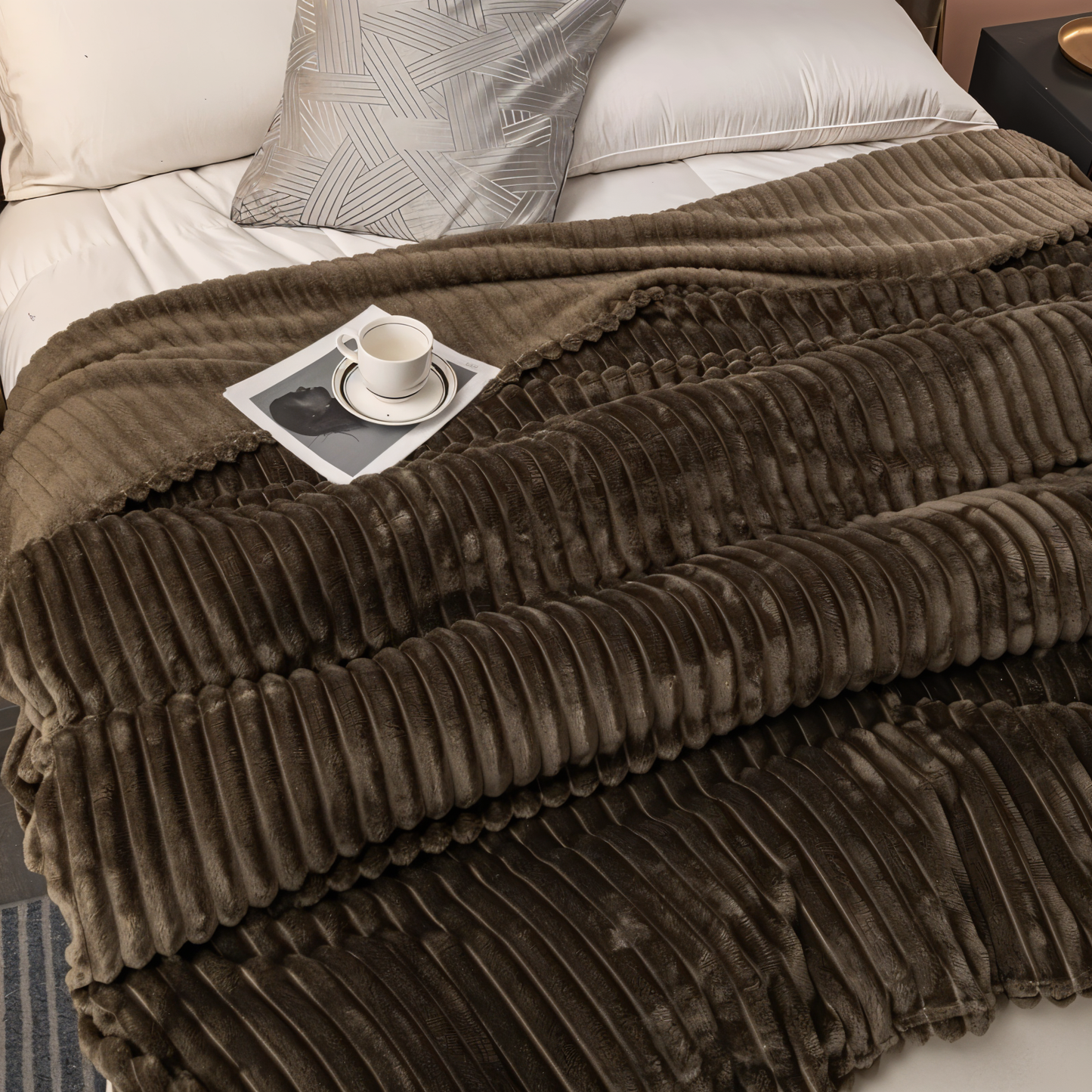Soft, Warm Plush Throw Blanket