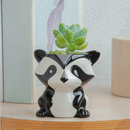 Colorful Ceramic Animal Pot for Indoor Plants