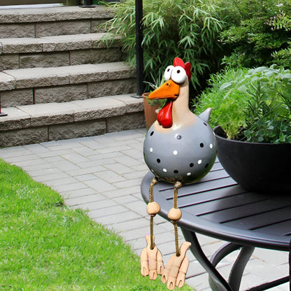 Weatherproof Outdoor Garden Chicken Figurine
