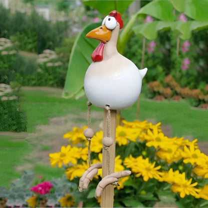 Weatherproof Outdoor Garden Chicken Figurine