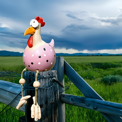 Weatherproof Outdoor Garden Chicken Figurine