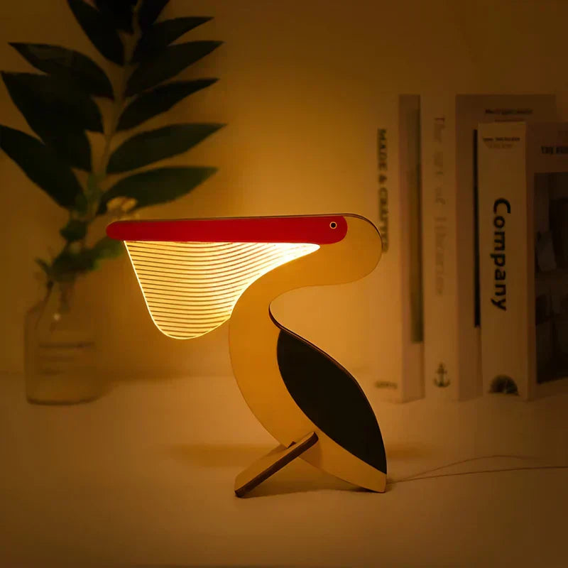 Colorful Animal Print Table Lamp