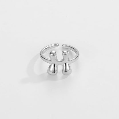 Personalized Fun Alphabet Initial Ring