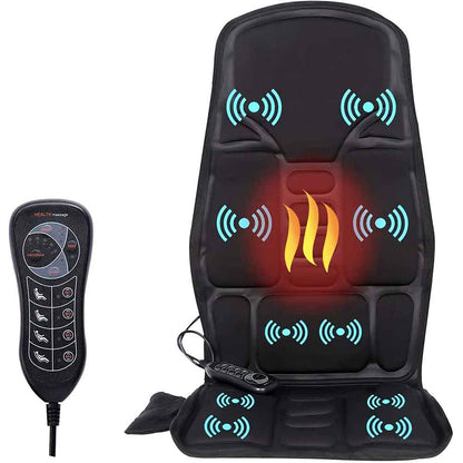 Luxurious Heated Massage Seat Cushion With Neck Support