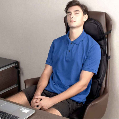 Luxurious Heated Massage Seat Cushion With Neck Support