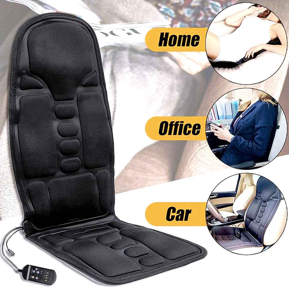Luxurious Heated Massage Seat Cushion With Neck Support