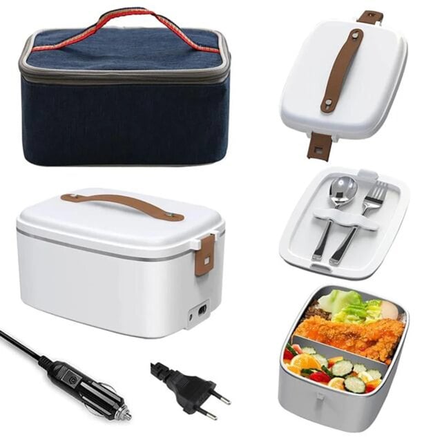 Portable Heated Food Container Box