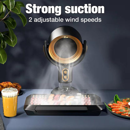 Compact Electric Range Hood - Efficient Rechargeable