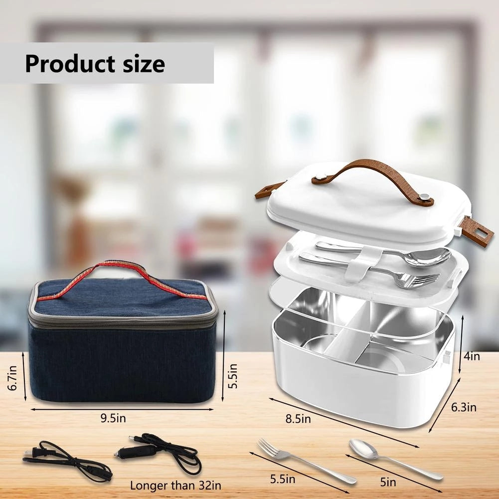 Portable Heated Food Container Box