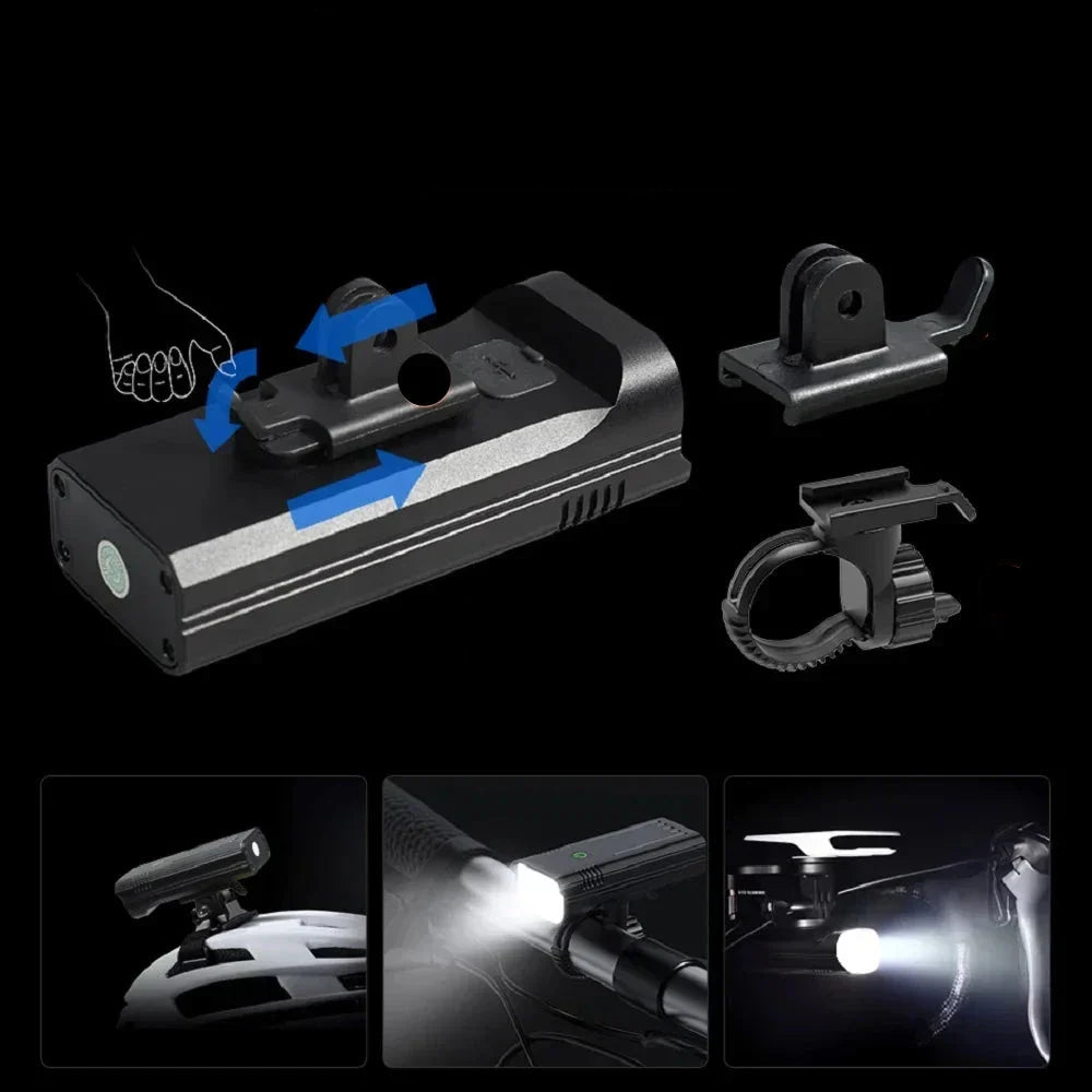 Bright 5000 Lumen LED Bike Front Light