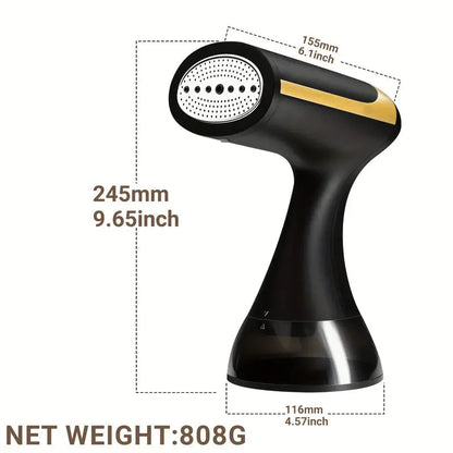 Compact Travel Fabric Steamer for Easy Ironing