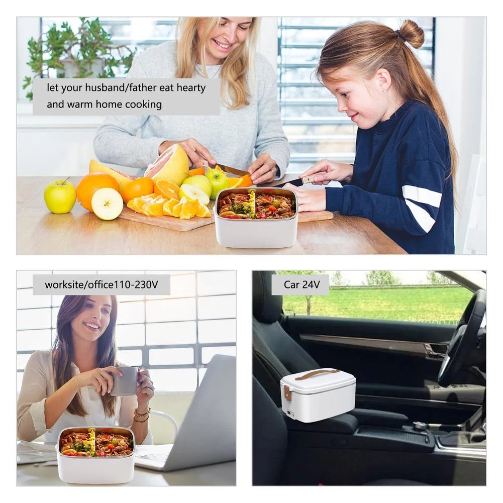 Portable Heated Food Container Box