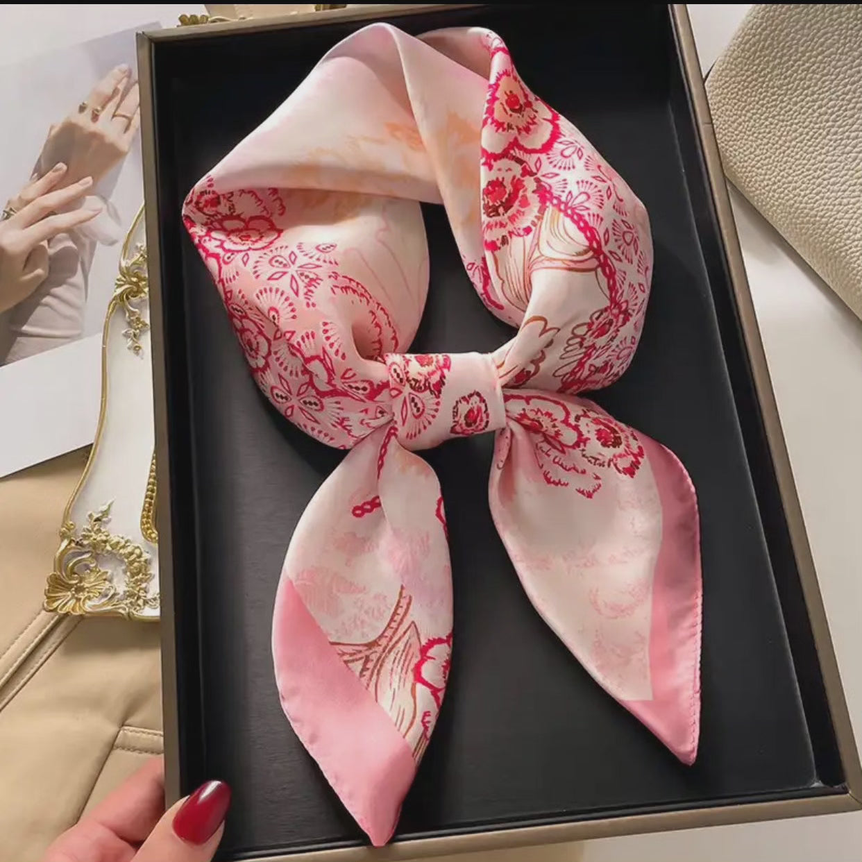 Luxury Soft Silk Scarf - Halri