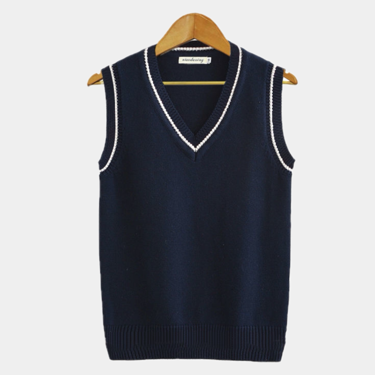 Men's Soft V Neck Sleeveless Sweater Vest