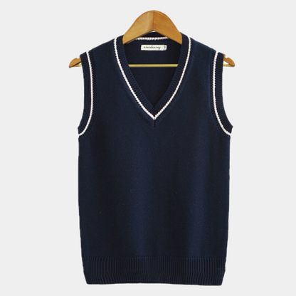 Men's Soft V Neck Sleeveless Sweater Vest
