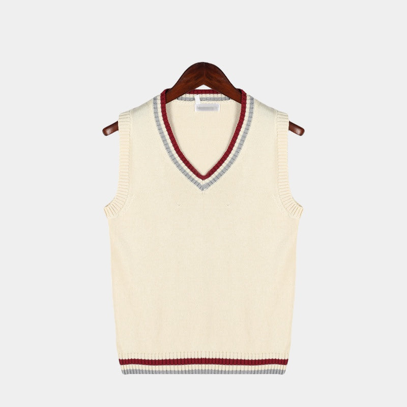 Men's Soft V Neck Sleeveless Sweater Vest
