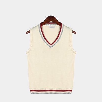 Men's Soft V Neck Sleeveless Sweater Vest