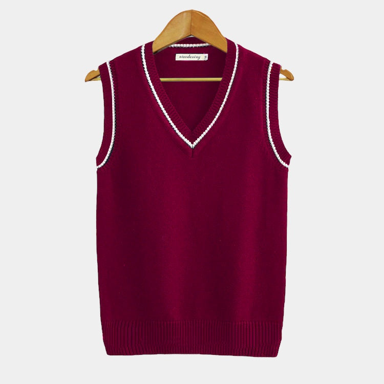 Men's Soft V Neck Sleeveless Sweater Vest