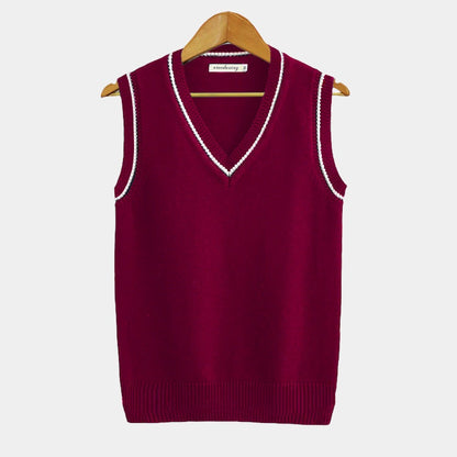 Men's Soft V Neck Sleeveless Sweater Vest