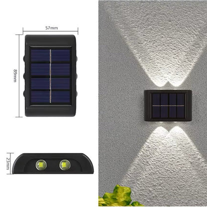 Wireless Solar Powered Outdoor Wall Light