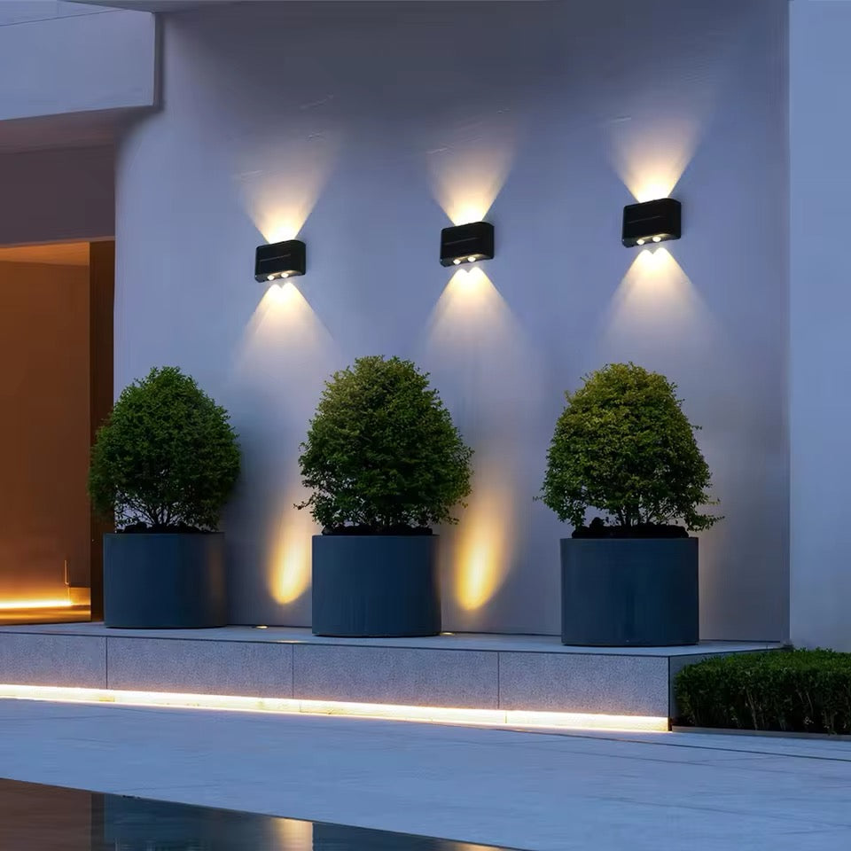 Wireless Solar Powered Outdoor Wall Light - Halri