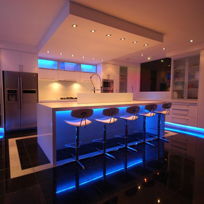 RGB LED Tape Light Waterproof Dimmable Remote Control
