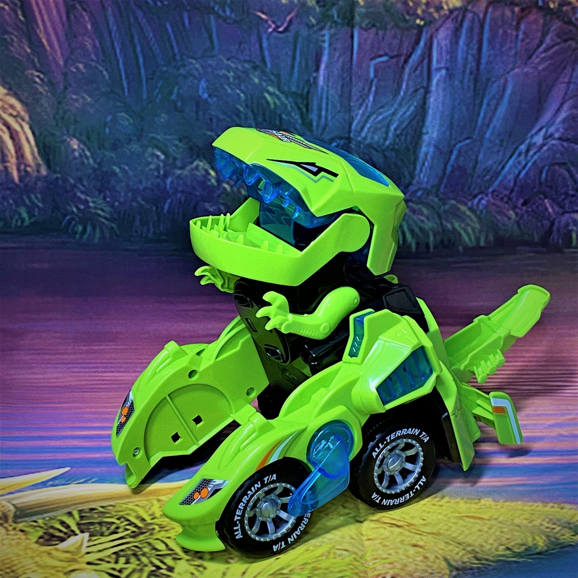 Fun Transforming Dino Toy Car - Halri