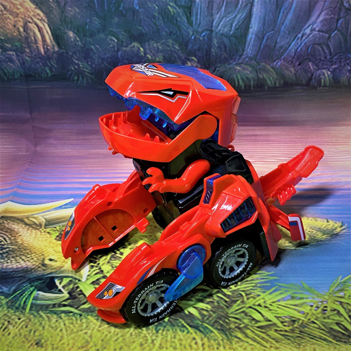 Fun Transforming Dino Toy Car