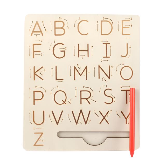 Educational Double Sided Wooden Learning Board - Halri