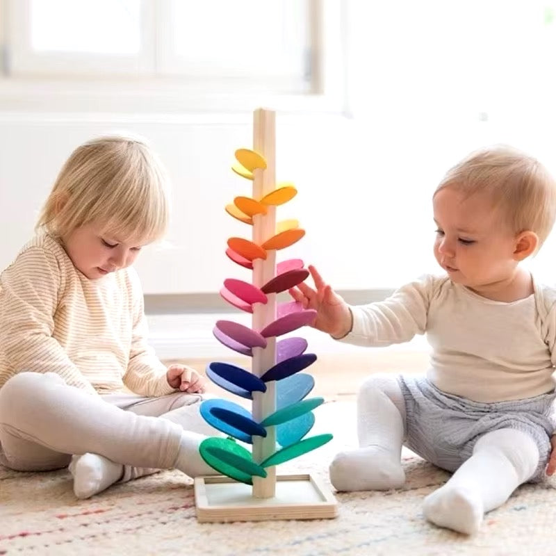 Colorful Kids Marble Run Tower - Halri