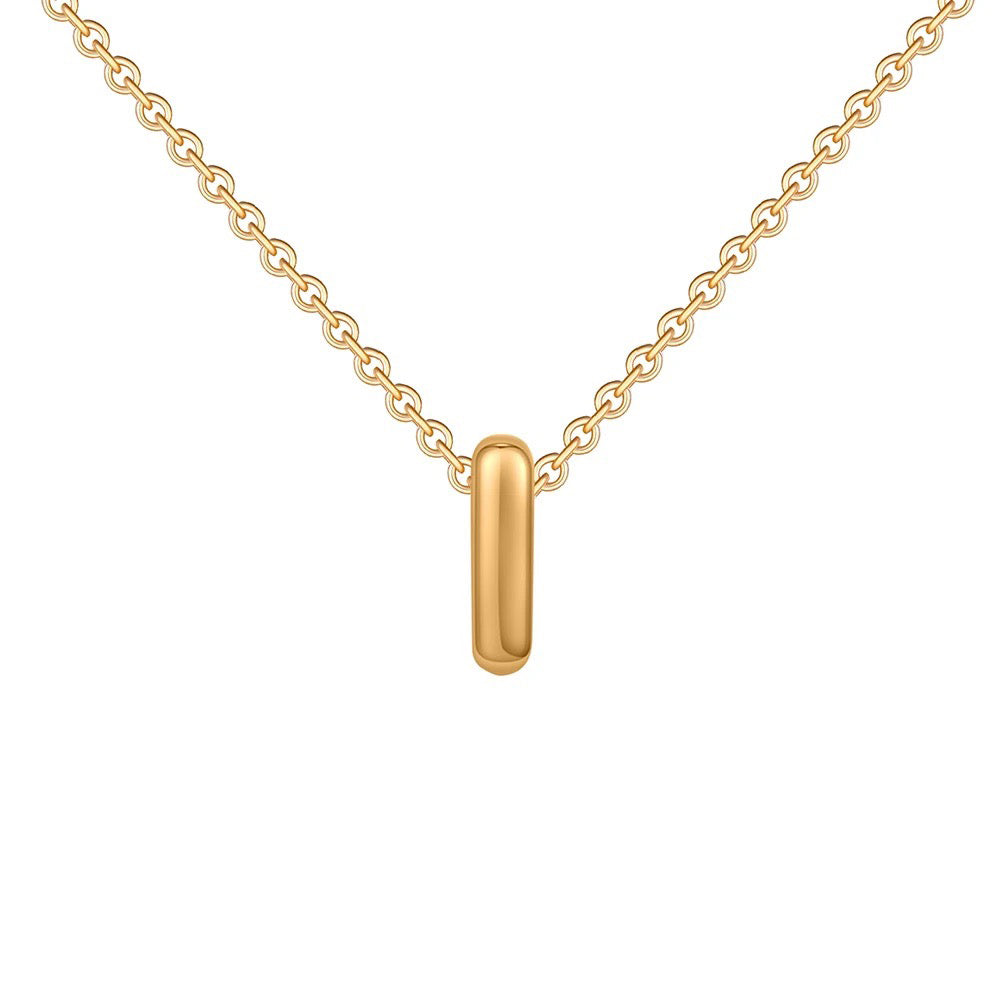 Delicate Script Monogram Initial Necklace