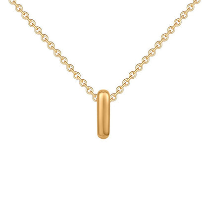 Delicate Script Monogram Initial Necklace