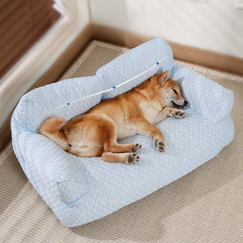 Cool Pet Bed with Breathable Support & Plush Sofa Comfort